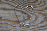 925 Sterling Silver Kidney Hooks