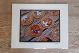 Matted Photograph - Rounds - White