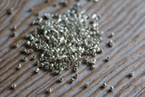 Sterling Silver Plated 11/0 Delica Beads 10 Grams