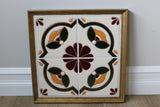 Framed Tile - Dgwaagi Otono - Gold Frame