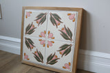 Framed Tile - Mnookmi Primavera - Wood Frame