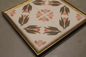 PRE-ORDER Framed Tile - Mnookmi Primavera - Gold Frame