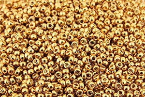 24kt Gold Size 15/0 Miyuki Beads